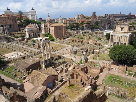 Roma, Italia, Antiguo, Foro Romano