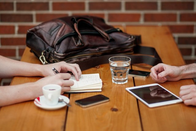 Business Meeting, Electronics, Cell Phone, Tablet