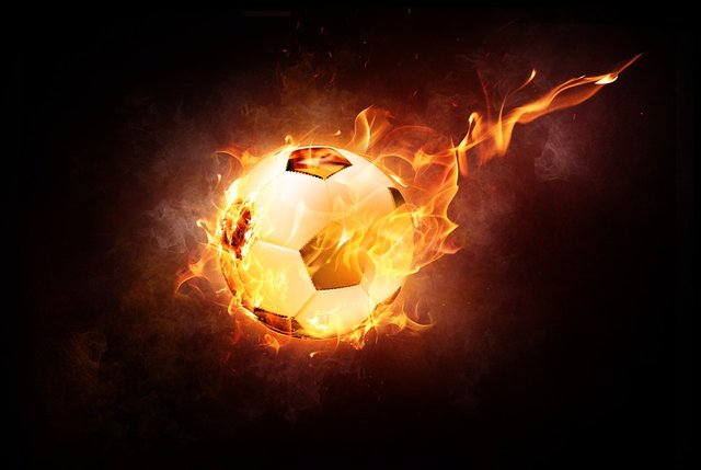 pixabay.com/en/football-ball-sport-leather-fire-1406106/ CC0 License