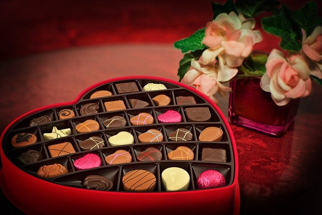 DÃ­a De San ValentÃ­n, Chocolates, Candy, CorazÃ³n