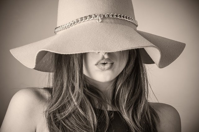 La Moda, Hermosa Mujer, Mujer, Sombrero, Recubrimiento