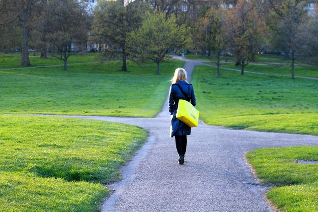 Girl in Park