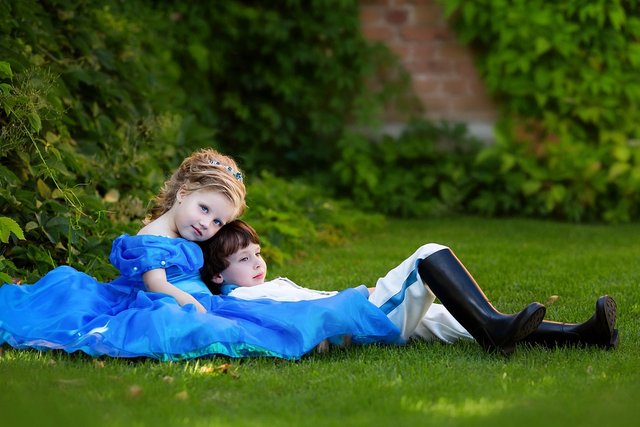 El PrÃ­ncipe Y La Princesa, NiÃ±os, Parque, Castillo