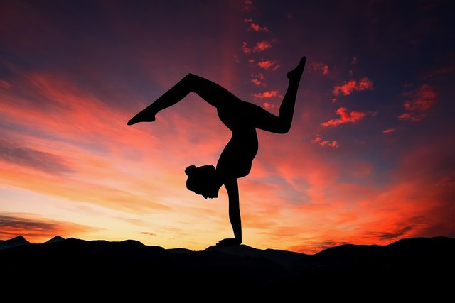 Sunset, Yoga, Lifestyle, Healthy, Meditation, Woman