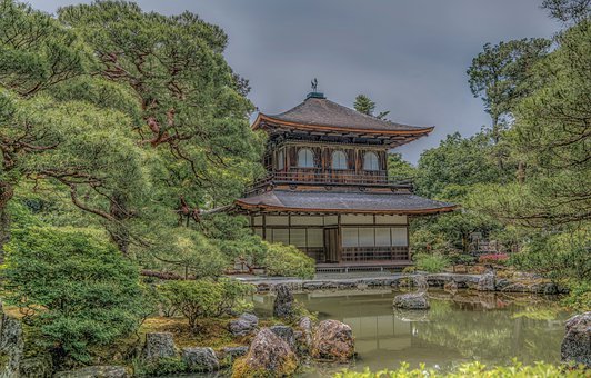 Kyoto, JapÃ³n, Templo, Ginkaku-Ji
