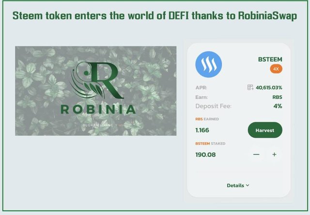 defi, blockchain, crypto, steem,robiniaswap