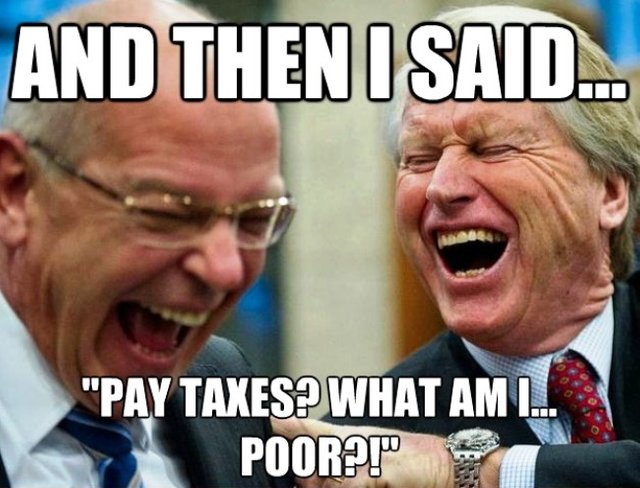 Tax the poor