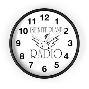 INFINITE PLANE RADIO, PENGUIN CLOCK, Copy of Unicursal Cat Sketch, One Line Drawing, Tim Ozman Wall clock