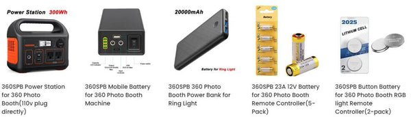 360spb 360 photo booth battery