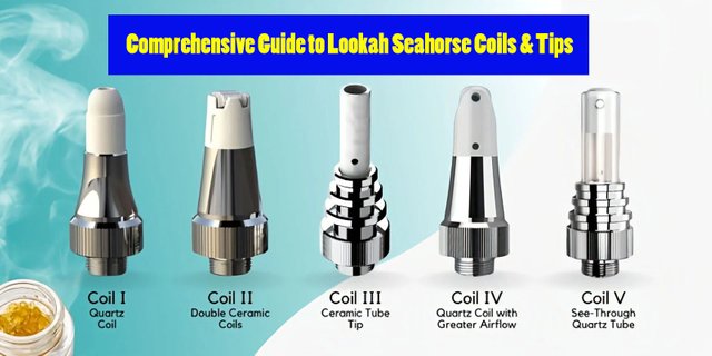Lookah Seahorse Coils and tips