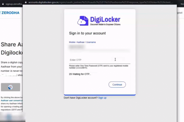 zerodha account opening process step 8