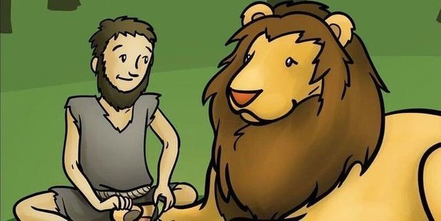 Short Moral Stories - The Lion & The Poor Slave