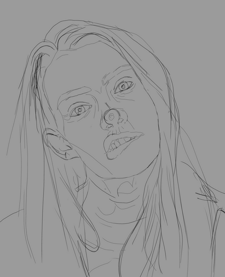 Francisftlp-Digital Drawing-Girl in black and white-Step 2.png