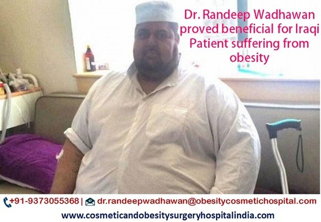 Dr. Randeep Wadhawan proved beneficial for Iraqi Patient suffering from obesity .jpg