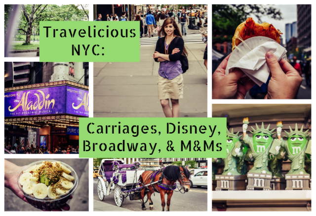 Travel Diary NYC Carriages, Disney, Broadway, & M&Ms.png