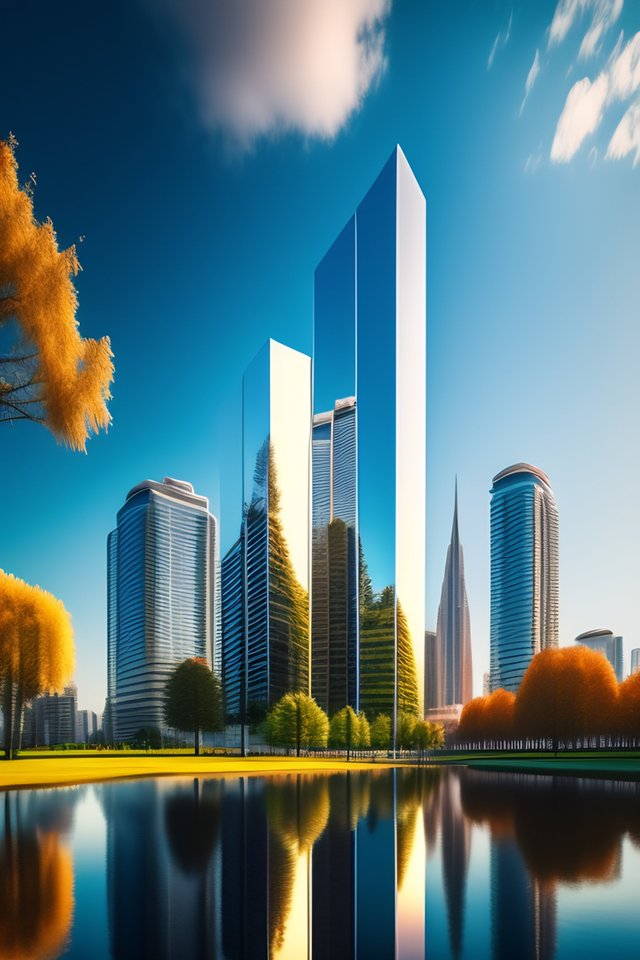 A city with high buildings of the future. in the c.jpg