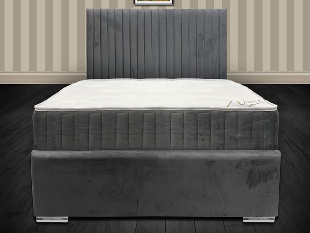 Bella Grey Plush Velvet Bed Frame-1.jpg