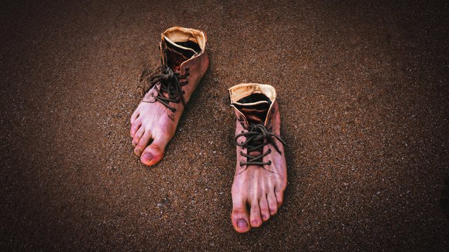 Daddy Sommetider Instruere Half Shoes Half Feet" A Creative Photo-Manipulation Artwork And The  Detailed Creation Process (YouTube Tutorial Link) — Steemit