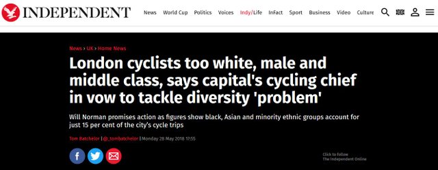 London Cyclists are too white.JPG