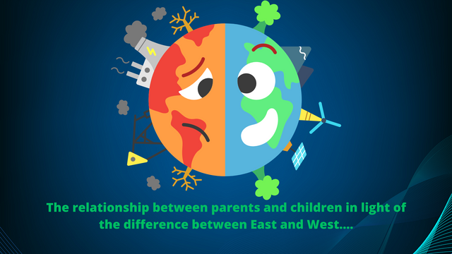 The relationship between parents and children in light of the difference between East and West.....png