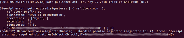 steemfeed js error
