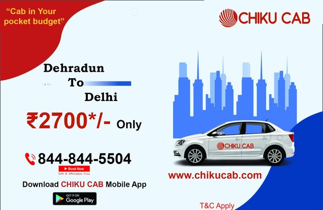 Dehradun to Delhi trip by chiku cab company.jpg