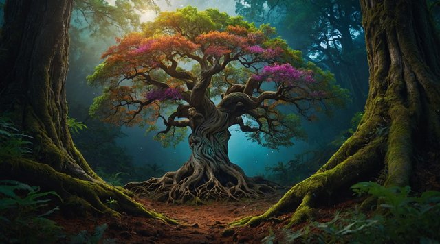 Leonardo_Kino_XL_A_colorful_tree_of_life_in_a_big_forest_with_1.jpg