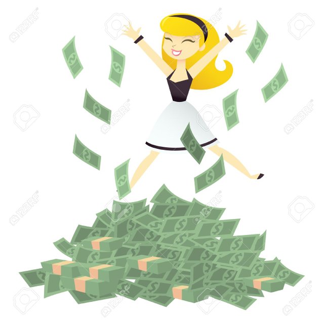 39136924-a-cartoon-illustration-of-woman-jumping-out-of-joy-at-a-pile-of-cash-.jpg