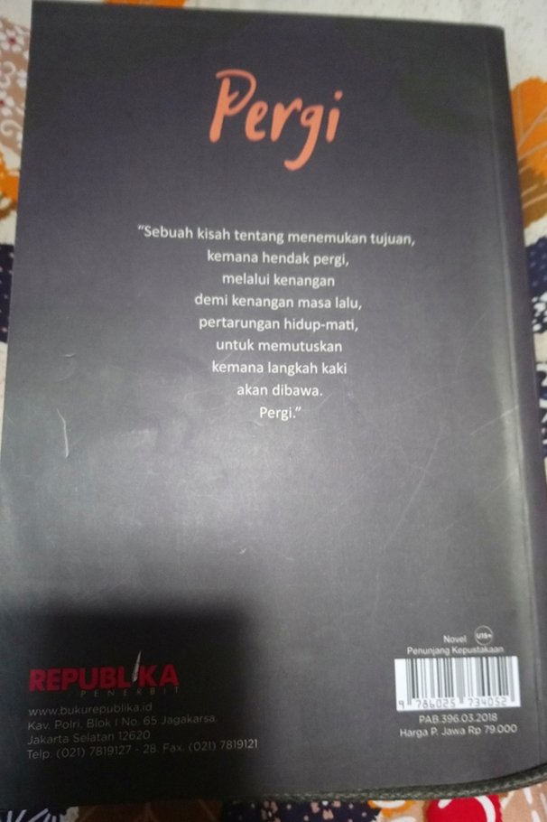 Review Novel Pergi Steemit