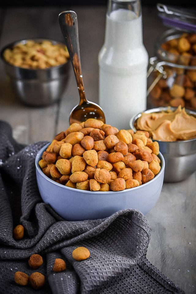 Homemade Peanut Butter Crunch Breakfast Cereal Puffs (Vegan+GF)-4.jpg