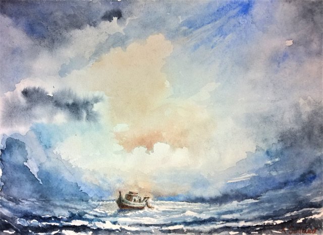 l'abbraccio al pescatore 2018 cm.29x21.jpg