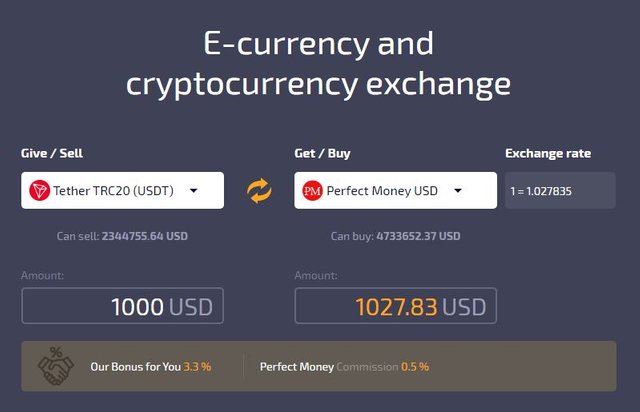 Exchange Tether TRC20 USDT to Perfect Money USD.JPG
