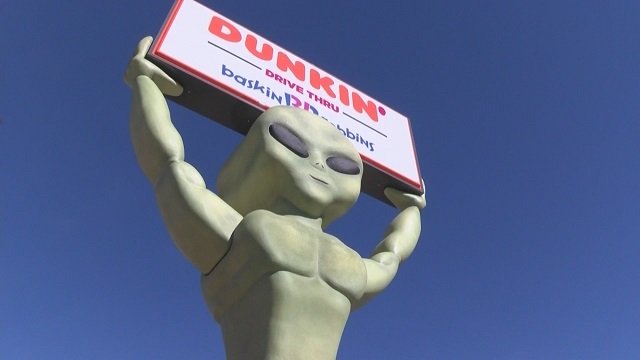 22 foot tall alien statue Dunkin' Donuts Baskin-Robbins.jpg
