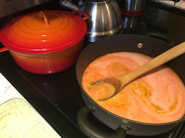 Carne Asada_Rice and Beans cooking.JPG