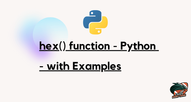 hex() function - Python - with Examples FI.png