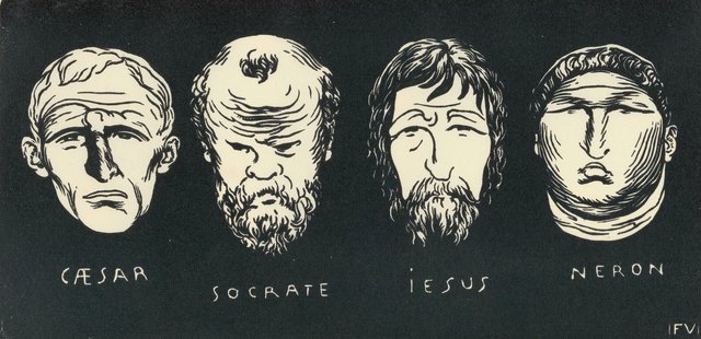 Caesar, Socrates, Jesus, Nero (Caesar, Socrate, Jesus, Neron), 1892.jpg