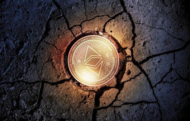 shiny-golden-ethereum-classic-cryptocurrency-coin-dry-earth-dessert-background-mining-d-rendering-illustration-crash-photo-116809738.jpg