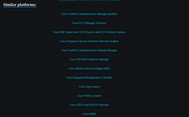 cisco vulnerabilities on vulns.firosolutions.com