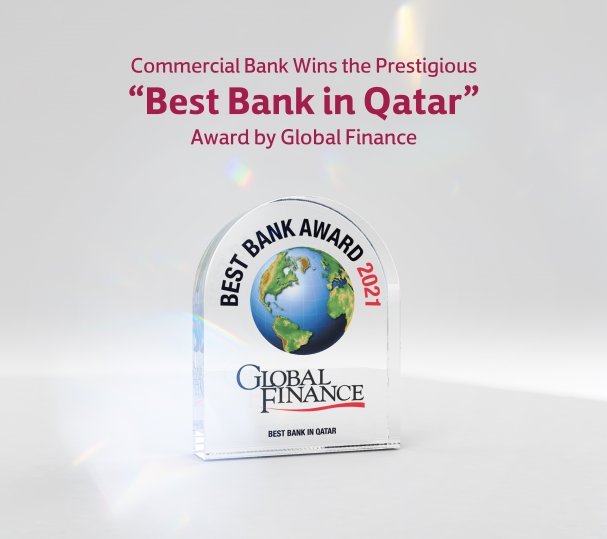 Commercial Bank Is Honoured With 'Best Bank In Qatar 2021' Award By Global Finance.jpg