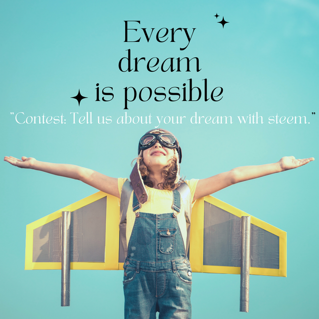 Every dream is possible, Positive inspiring quote motivation Instagram post.png