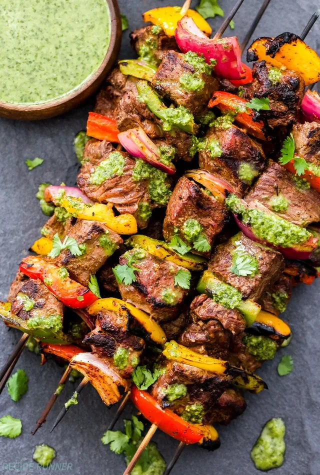 Steak-Fajita-Skewers-Cilantro-Chimichurri-Photograph.webp