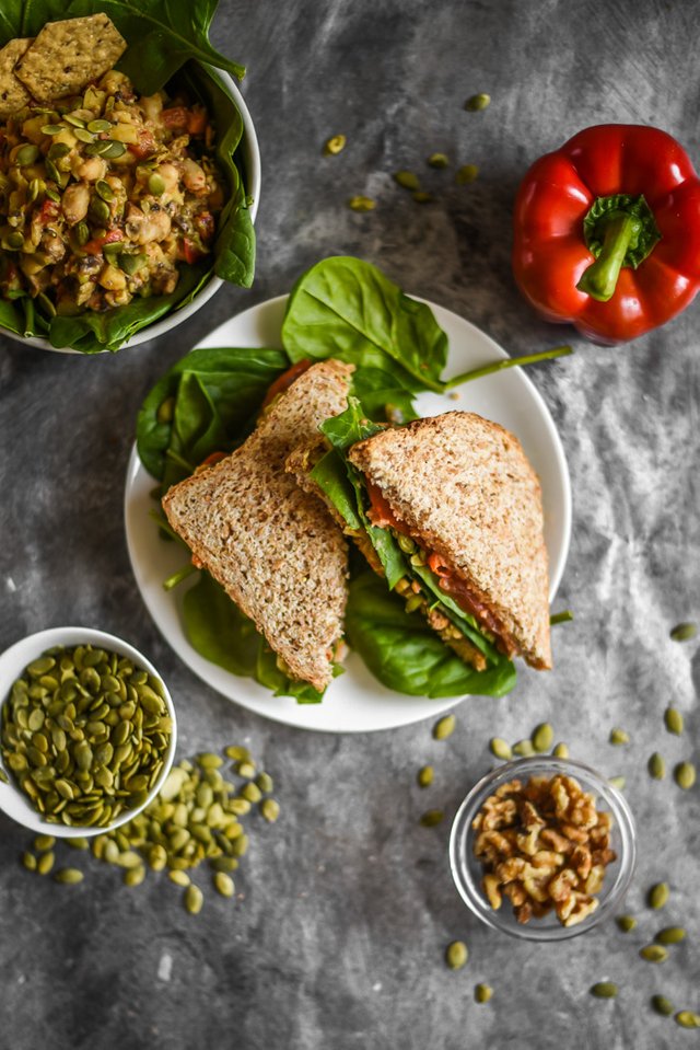 Crunchy Pinto Bean Salad Sandwich (Vegan+GF) Easy-4.jpg