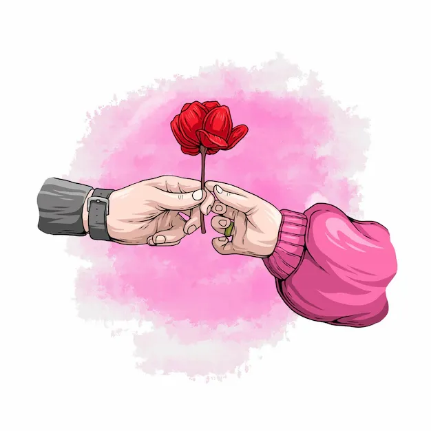 hand-drawn-couple-holding-hands-flowers-colorful-style_278222-1765.webp