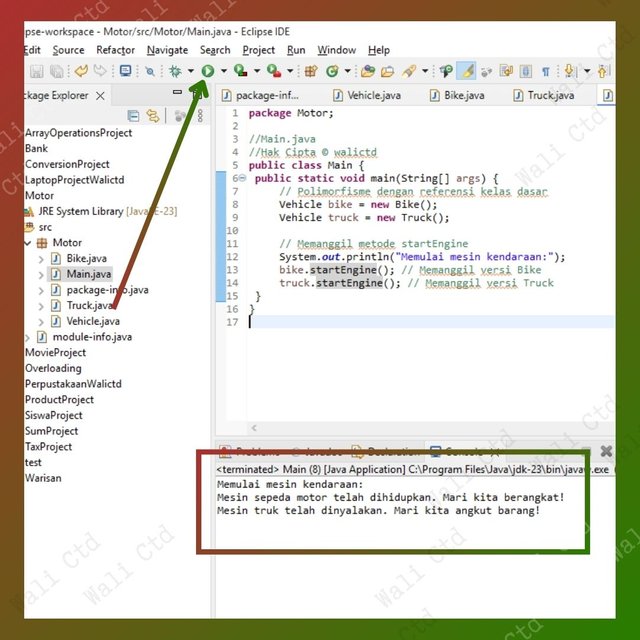 package laptopwalictd; public class Laptop { private String merek; private double harga; Konstruktor untuk menginisialisasi atribut public Laptop(String merek, double harga) { this.merek = merek; (15).jpg