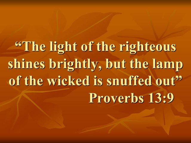 The spiritual path. The light of the righteous shines brightly, but the lamp of the wicked is snuffed out.jpg