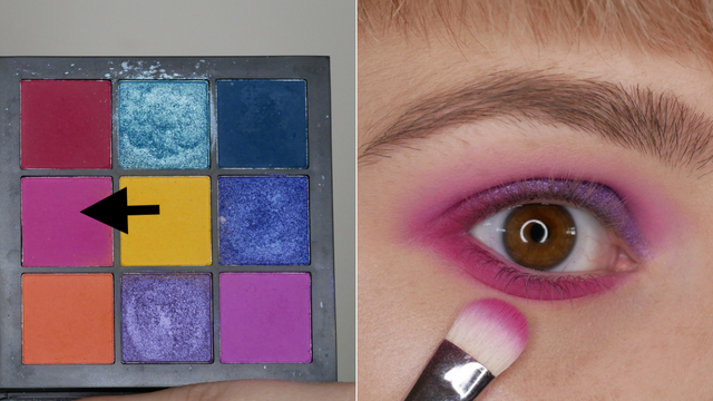 Pink – Purple Eye Makeup Look- bright pink-melissavandijkmakeuptutorials.png