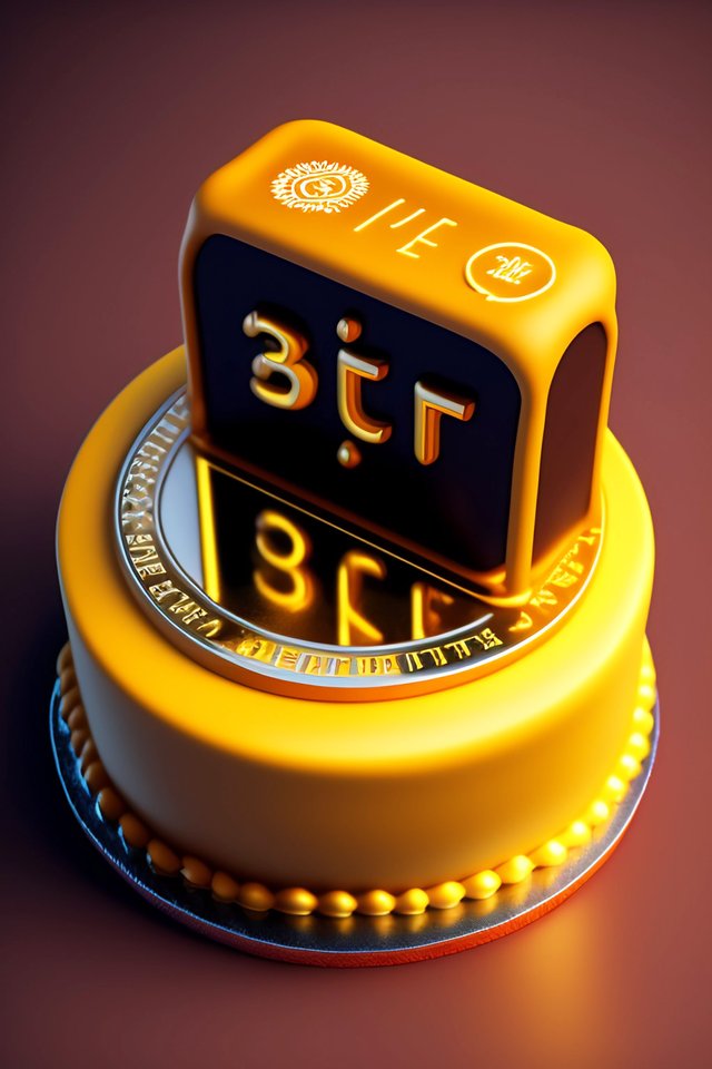 a cake with the bitcoin logo (2).jpg