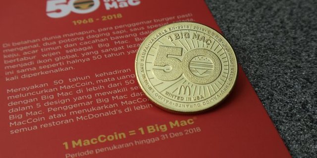 MacCoin, the first internationally redeemable currency with a burger.jpg
