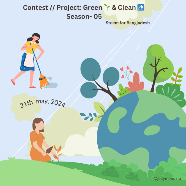 Blue Green Illustration Flat World Environment Day Instagram Post.png