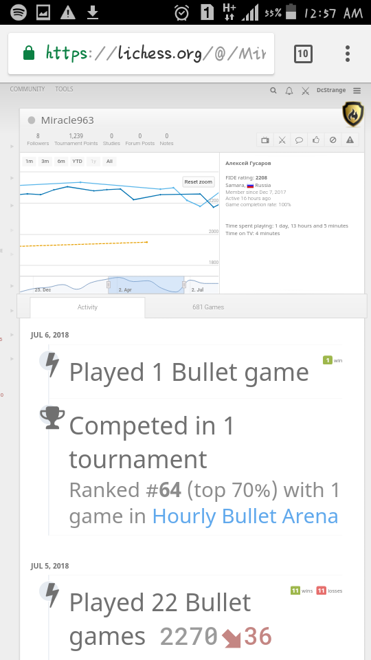 Tutorial para cadastro no lichess.org 